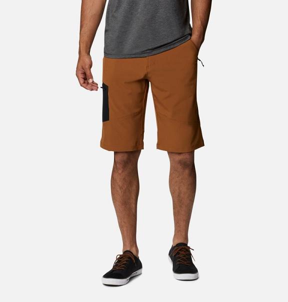 Columbia Triple Canyon Shorts Brown Black For Men's NZ12450 New Zealand